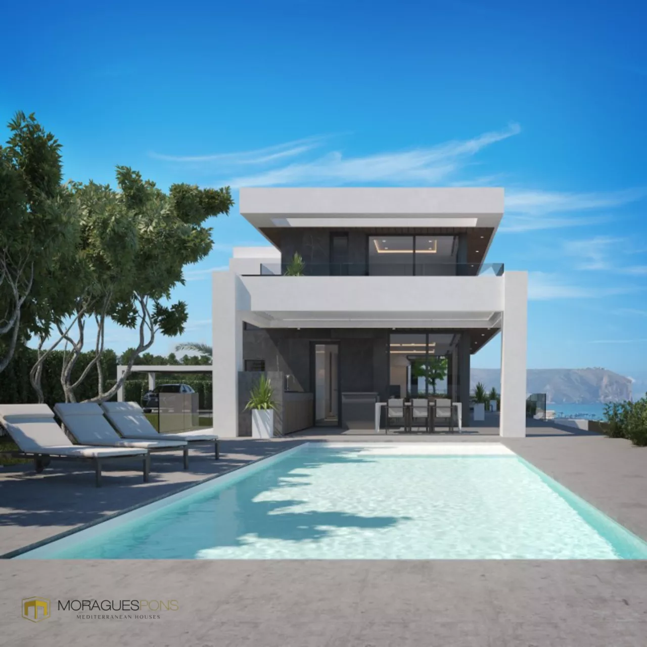 Modern new build villa with sea views for sale in Jávea - 1/11