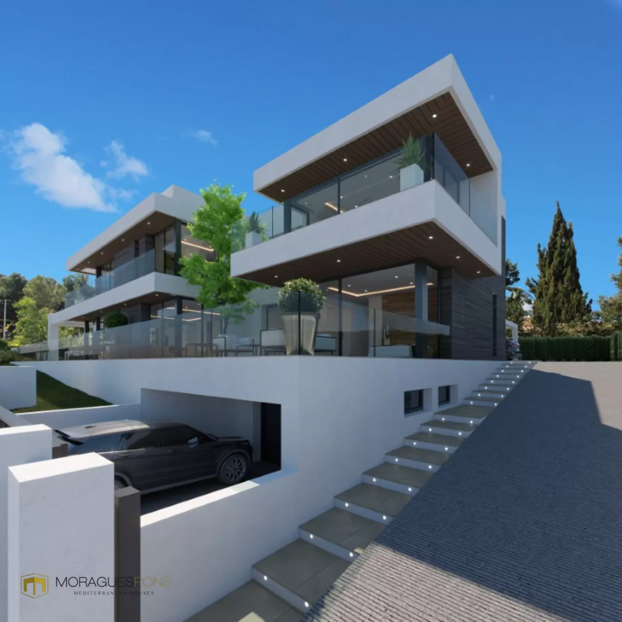 Modern new build villa with sea views for sale in Jávea - 3/11