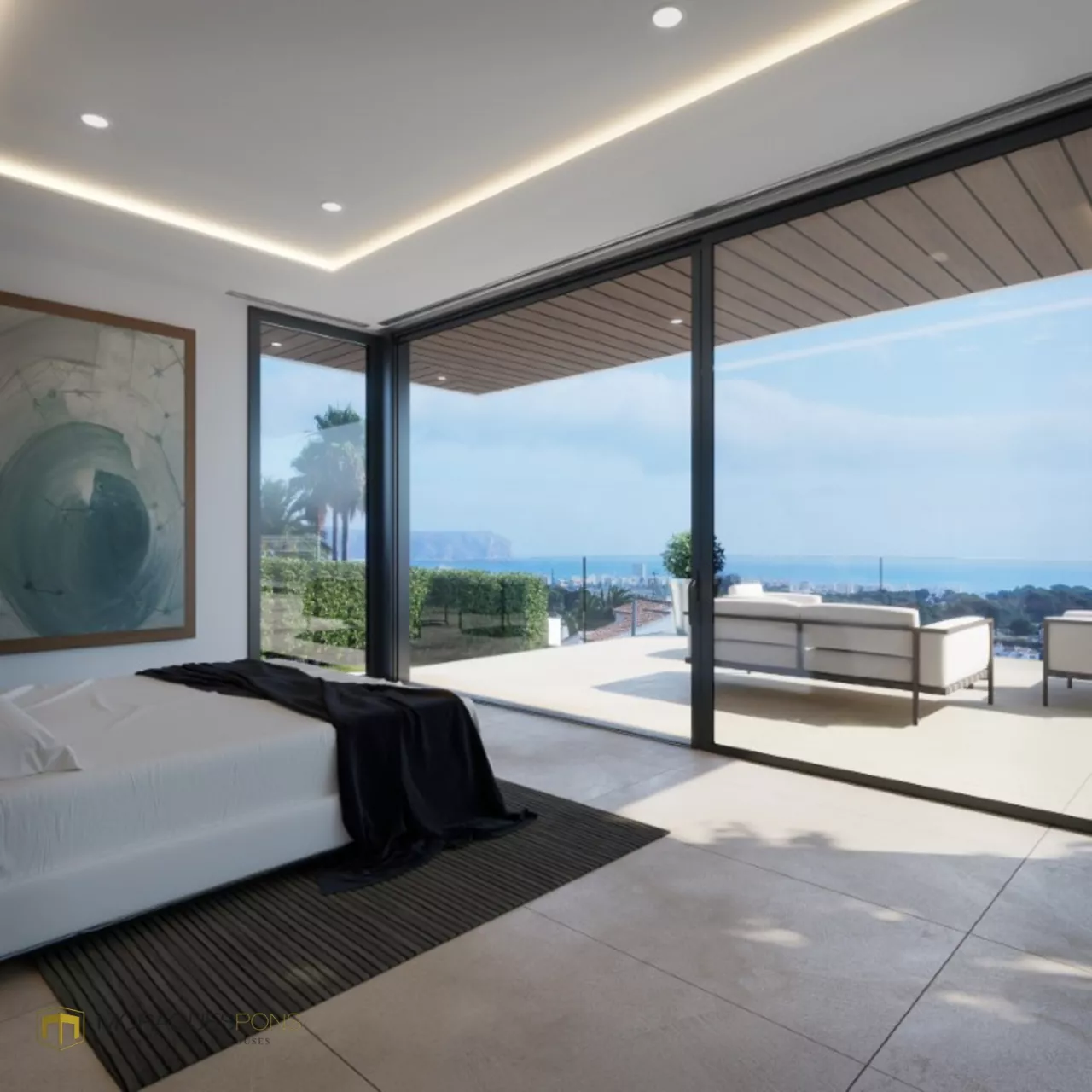 Modern new build villa with sea views for sale in Jávea - 4/11