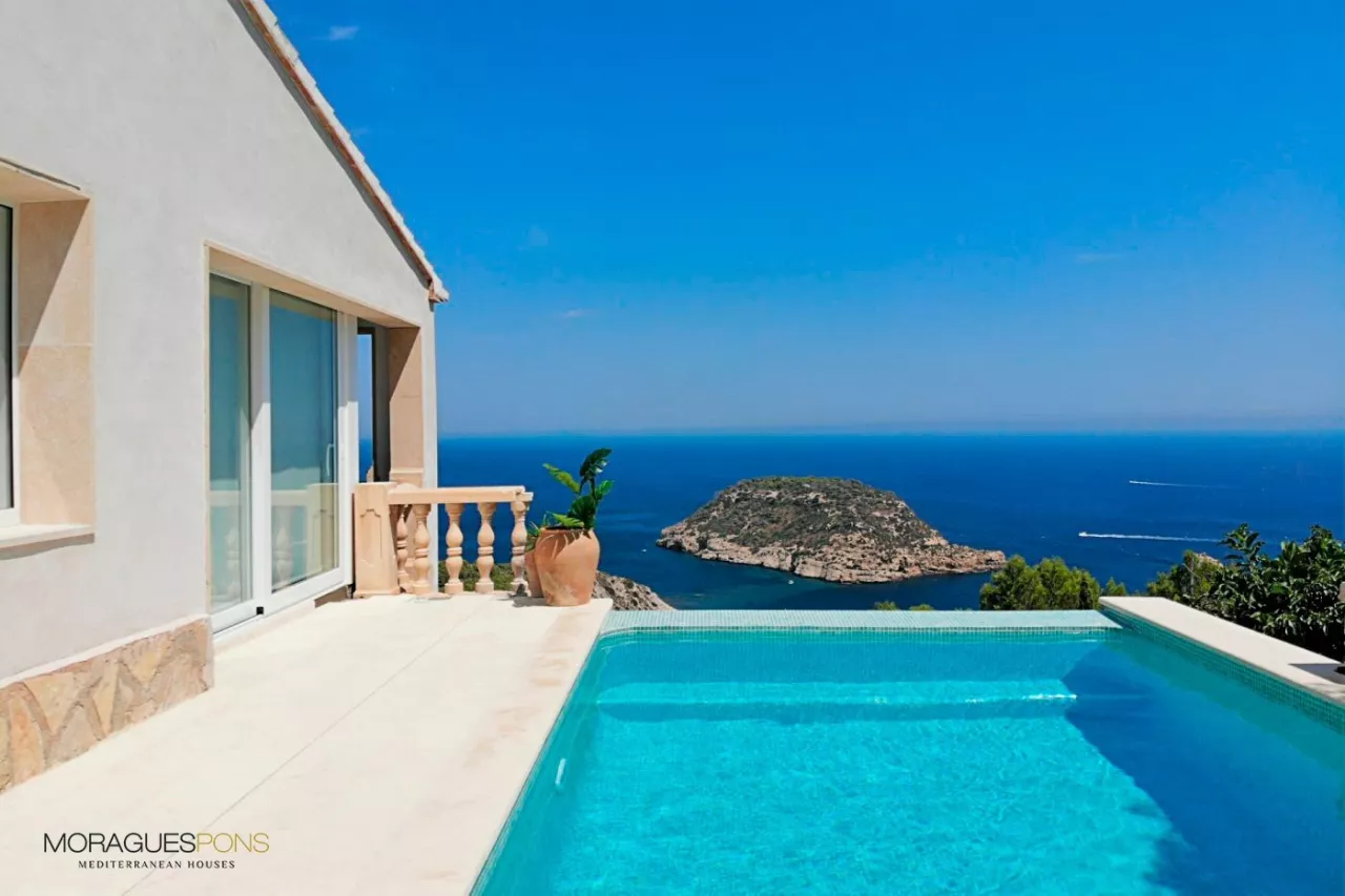 For sale this luxury villa with sea views in the portichol of Jávea - 4/11