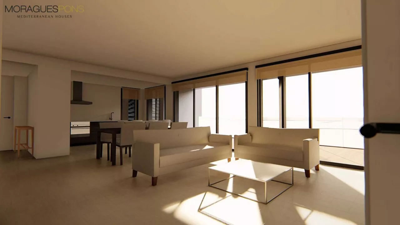 New construction ground floor under construction on the arenal beach of Jávea - 3/15