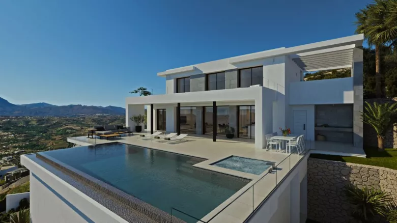 Villa Luna chalet de lujo moderno en venta en Residencial Jazmines - 1/7