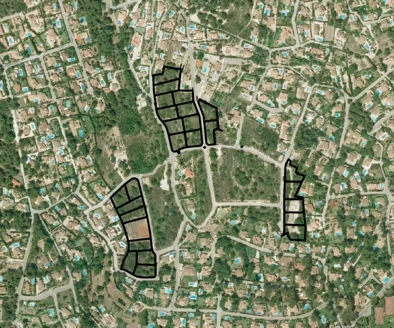 Verkauft von 22 Parzellen in Javea Tosalet - 1/1