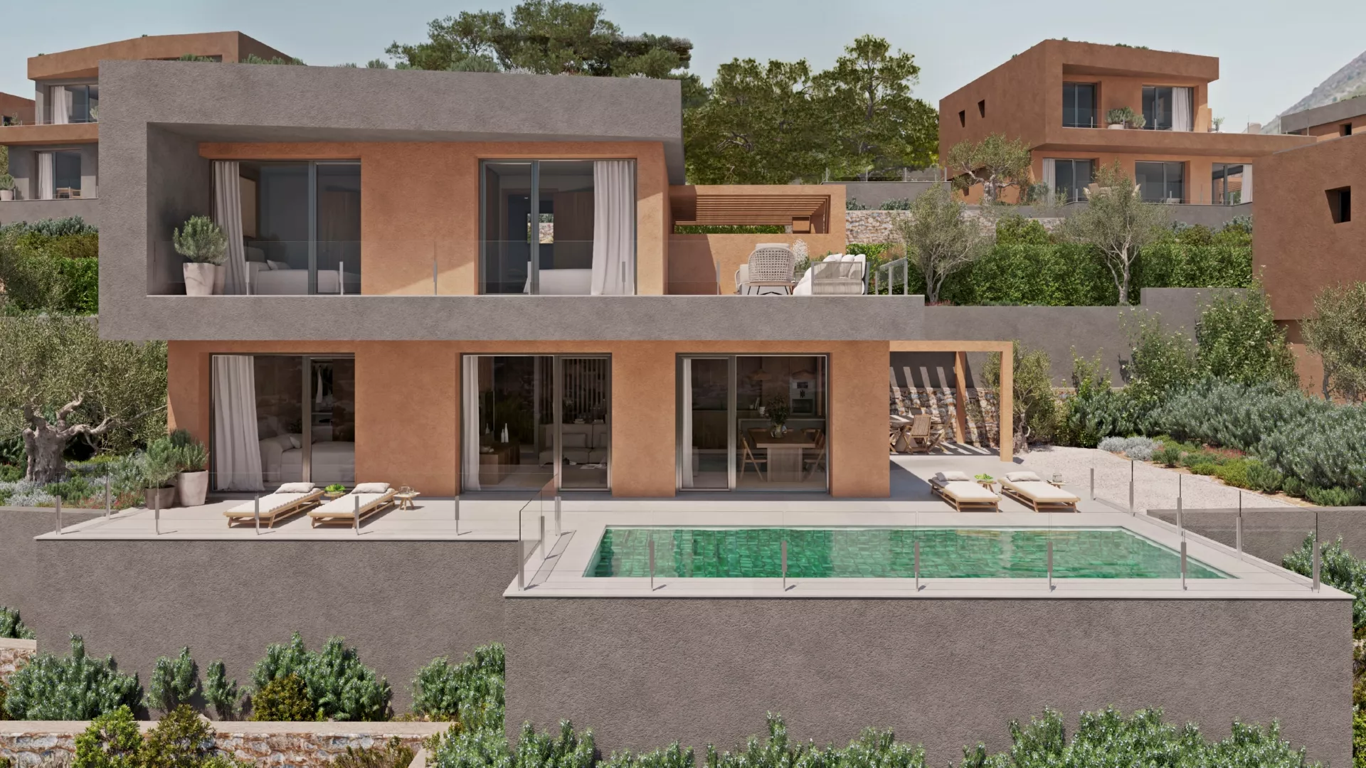 Venta de villas sostenibles de obra nueva en Lliber. - 1/4