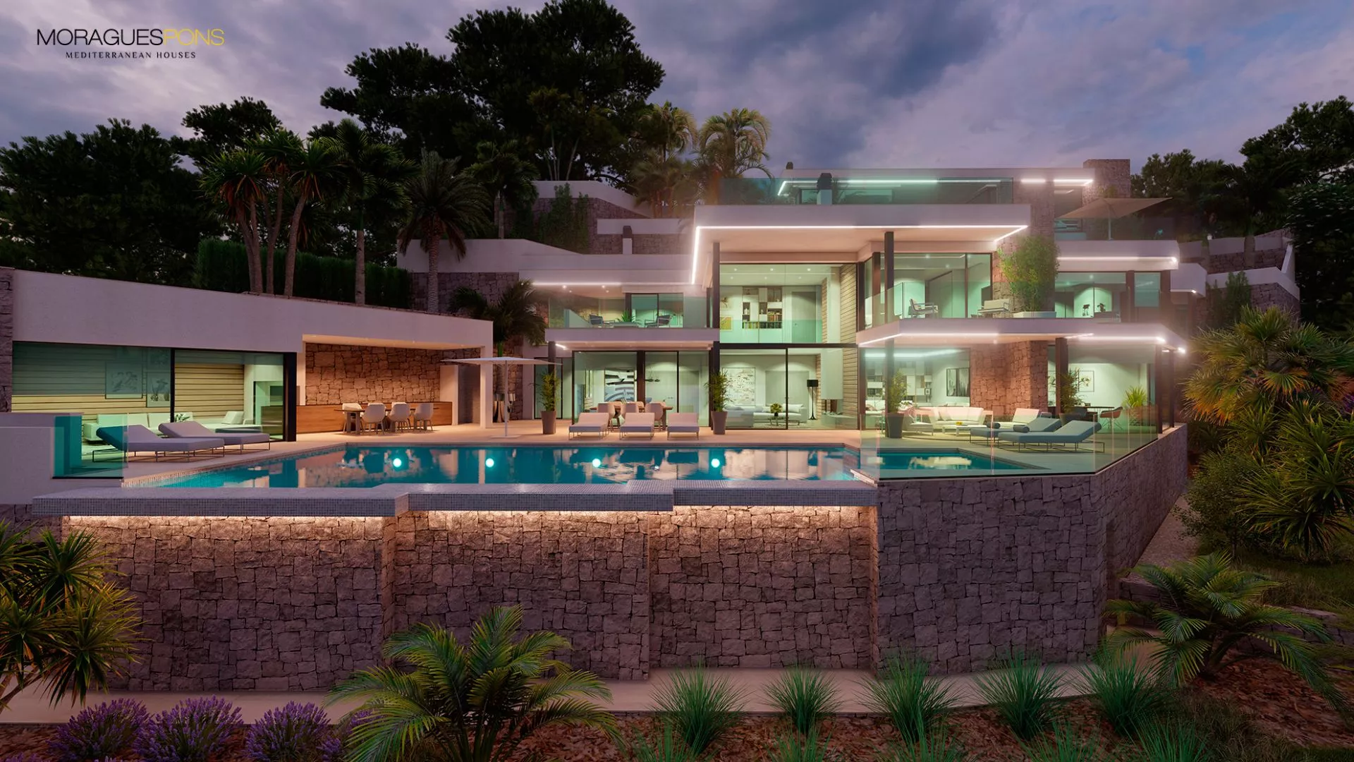 Luxury villa for sale in Moraira with sea views. - 1/6