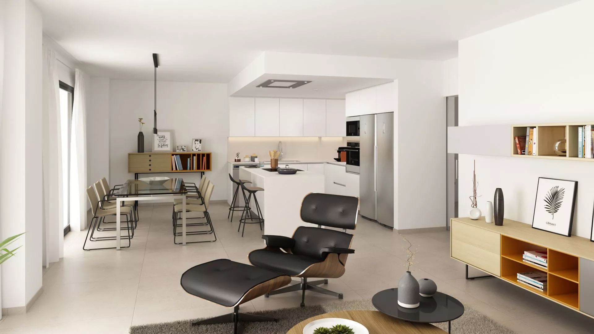 New construction apartment on the ground floor with garden in the port of Jávea - 5/20