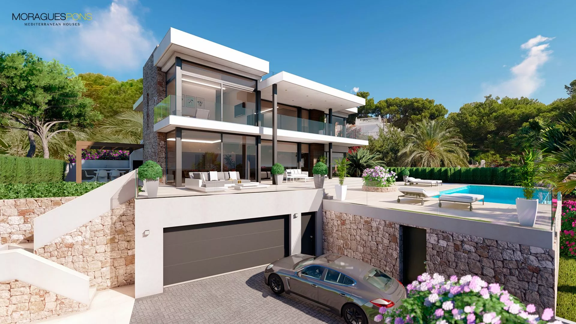 New development under construction with sea views in Calpe - 2/7