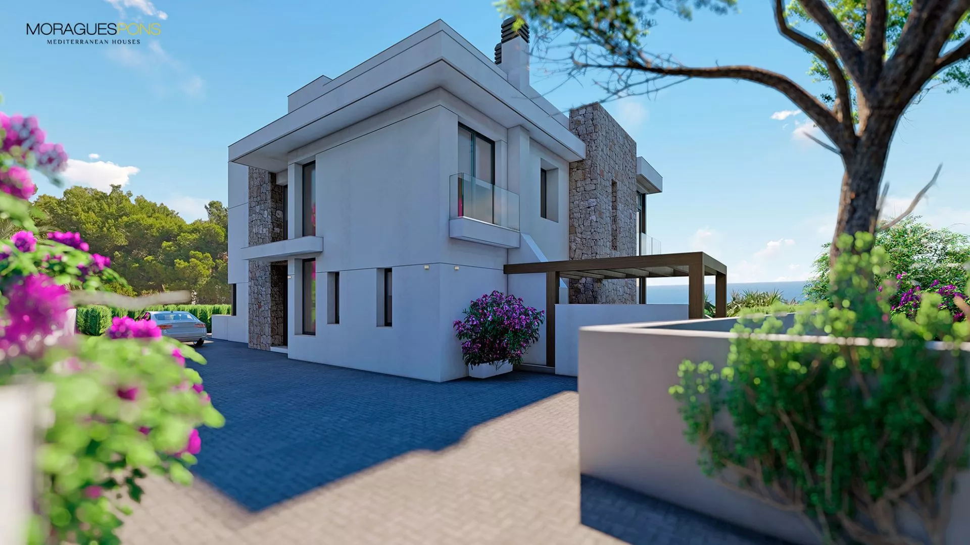 New development under construction with sea views in Calpe - 3/7