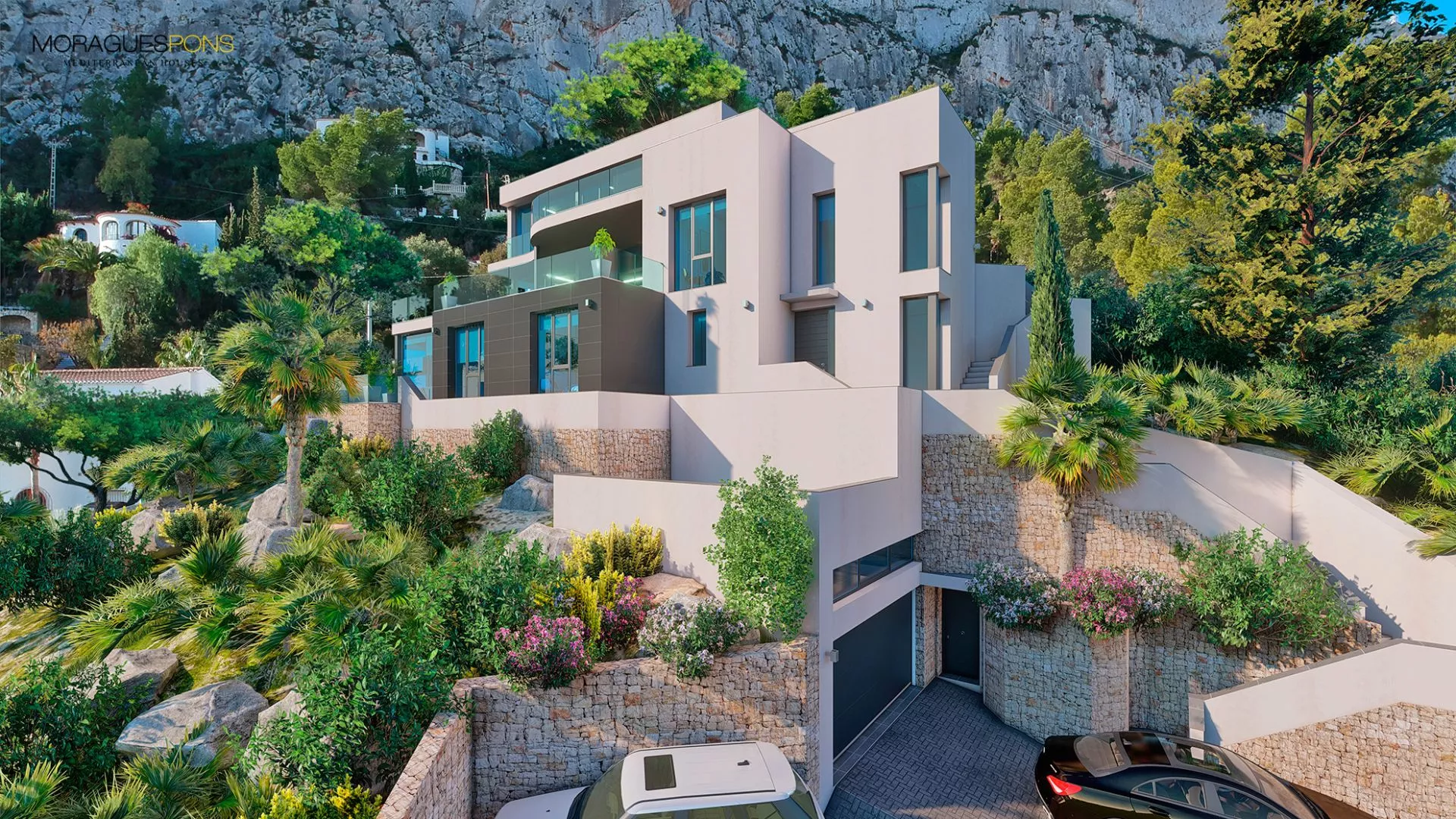 For sale in Calpe luxury villa with sea views - 5/12