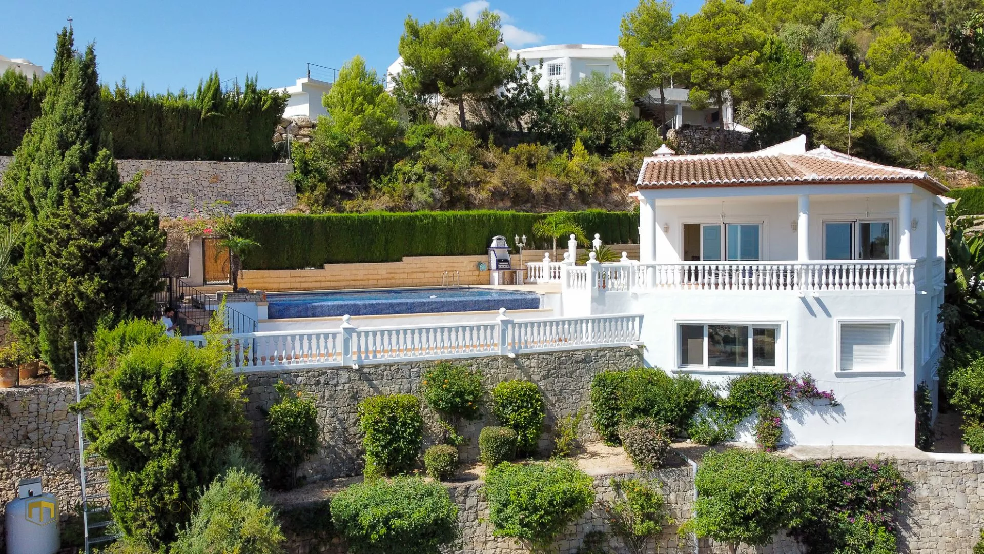 Villa con vistas al mar en La Corona, Jávea.