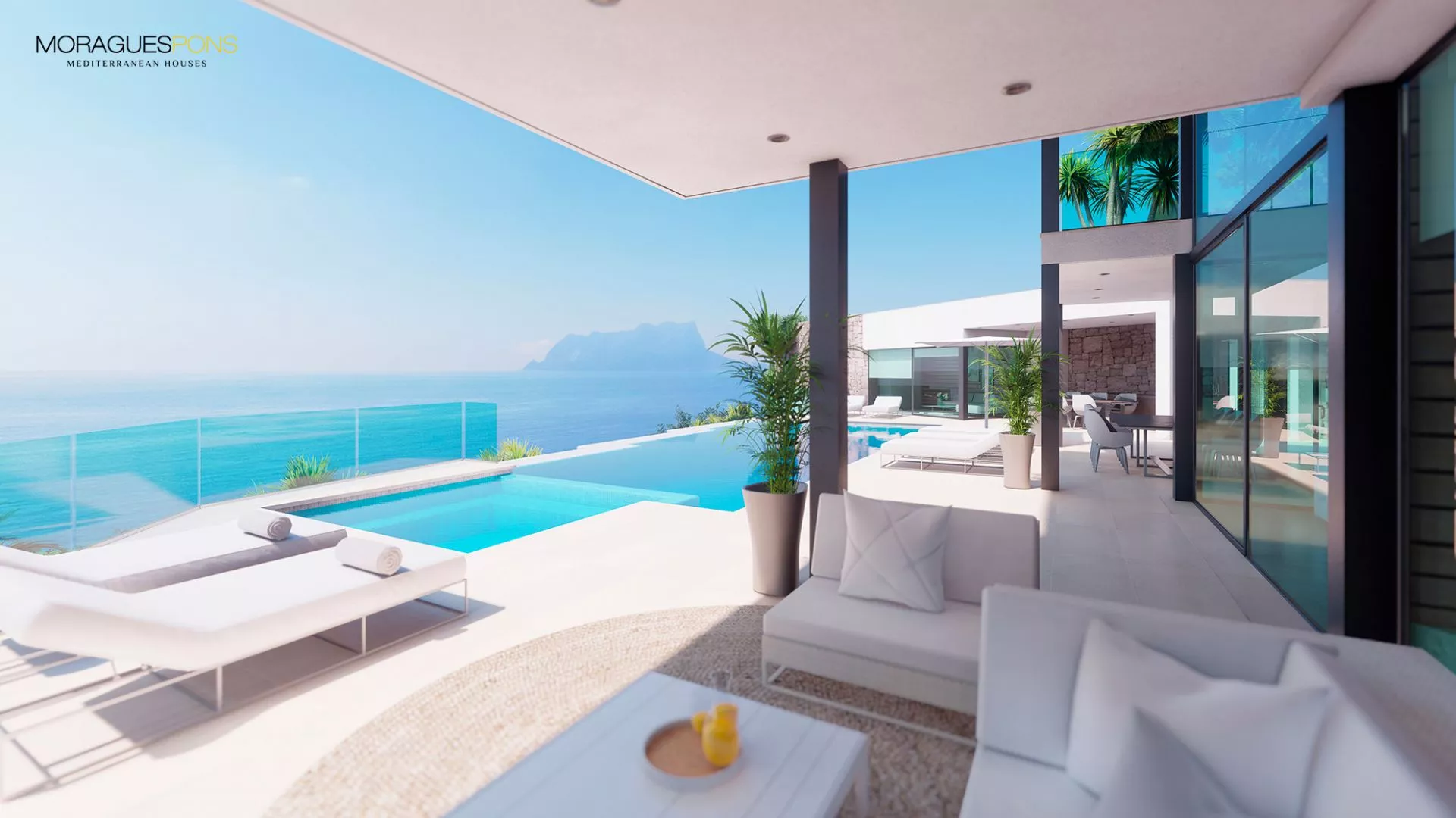 Luxury villa for sale in Moraira with sea views. - 2/6
