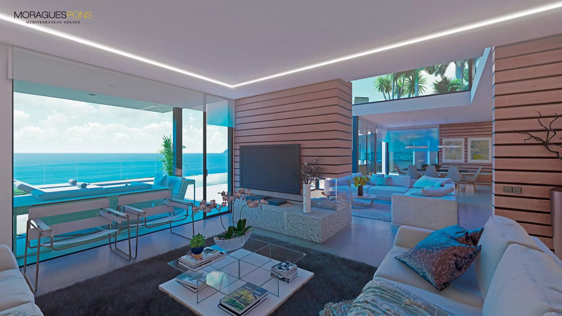 Luxury villa for sale in Moraira with sea views. - 4/6