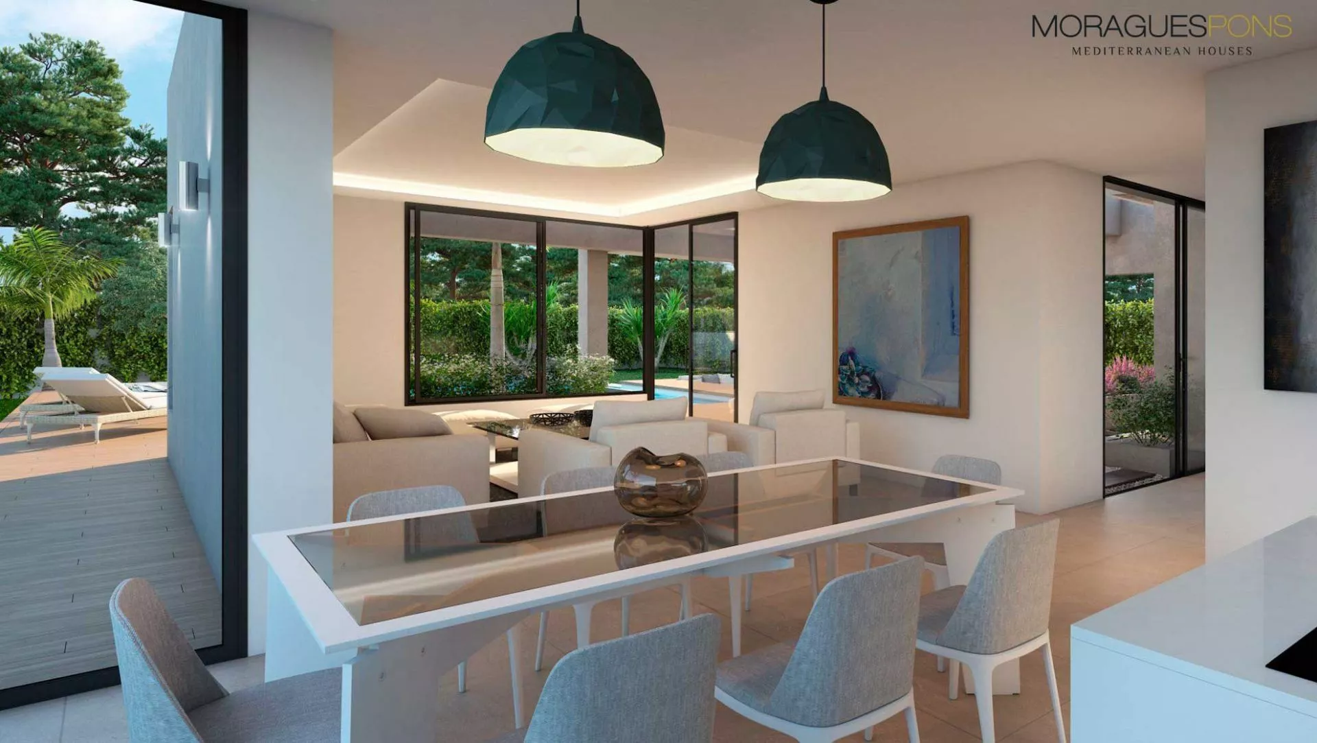 Villa de obra nueva en construcción en la Guardia - 2/6