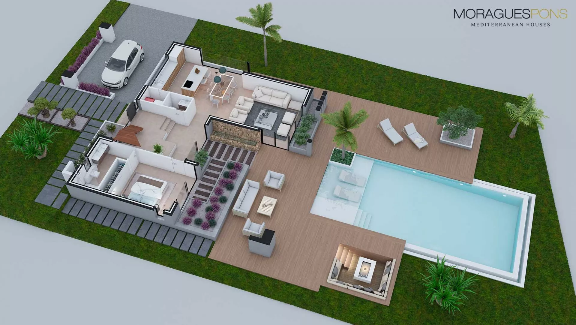 Villa de obra nueva en construcción en la Guardia - 5/6