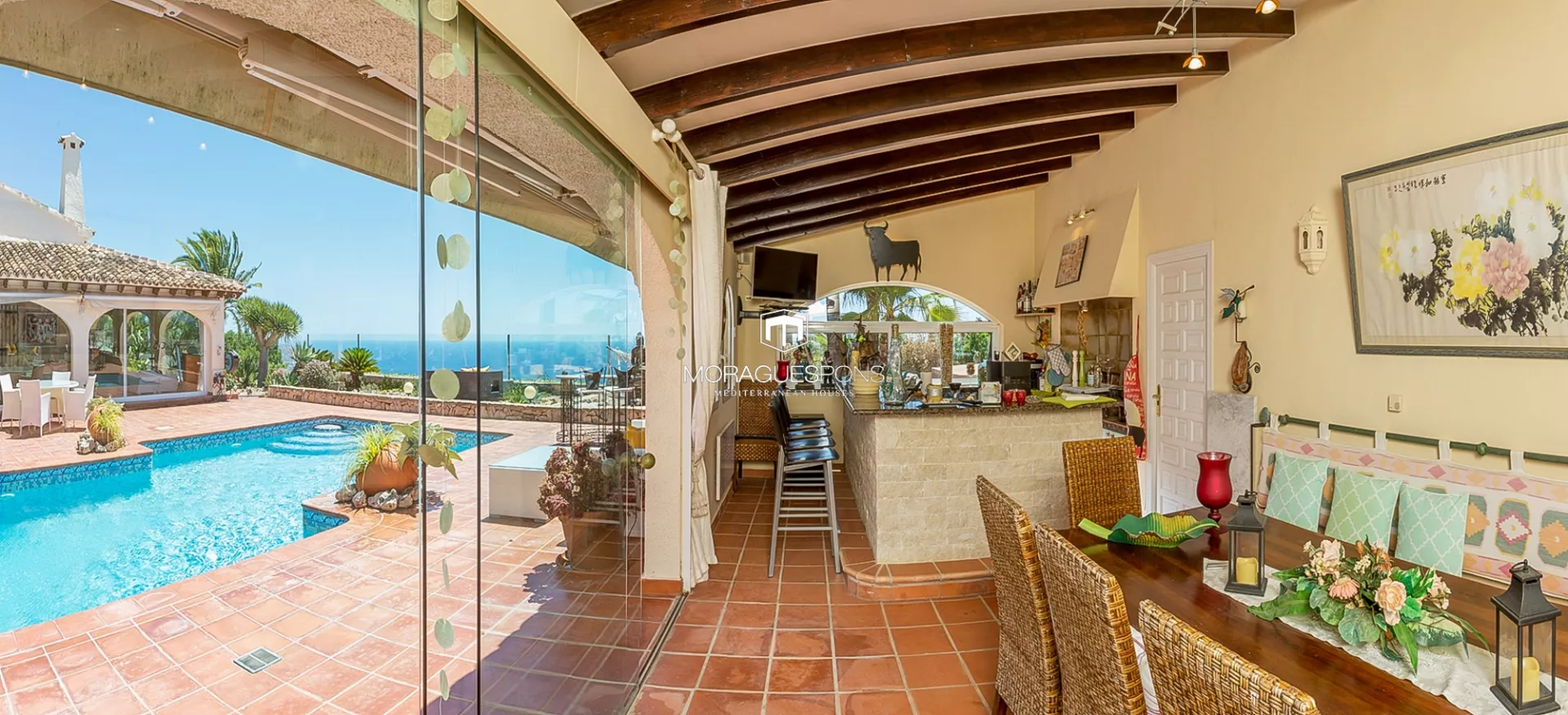 Villa in Moraira met zeezicht - 5/18