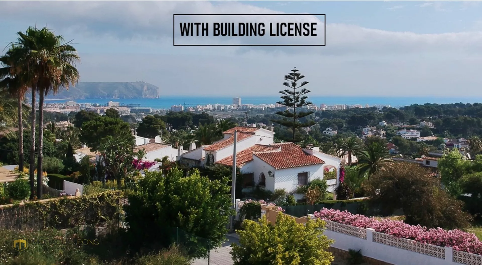 Terrain avec vue sur la mer et permis de construire à vendre à Jávea - 1/9
