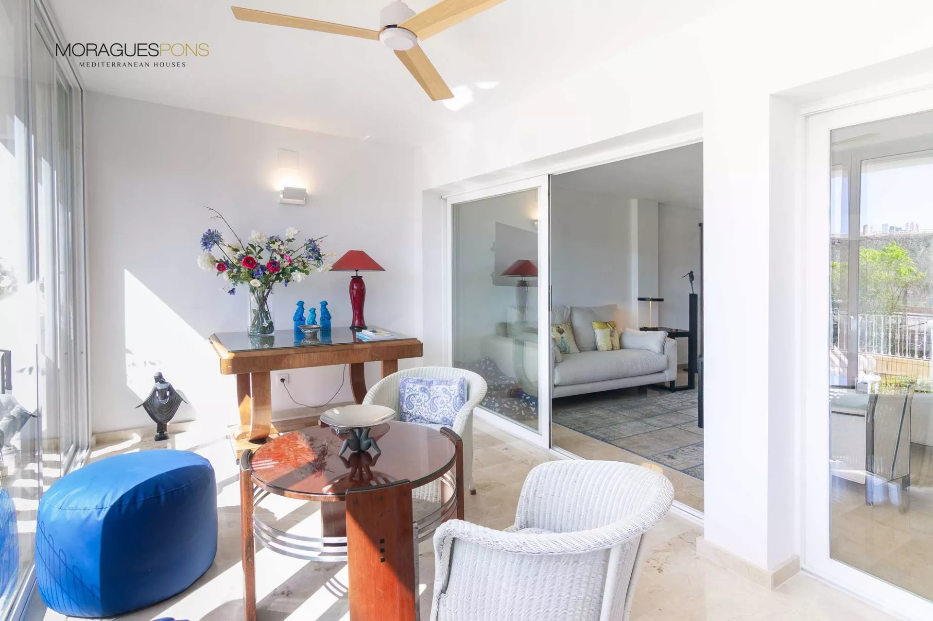 Newly refurbished ground floor apartment in the Port of Jávea at 450m from the Grava beach. - 4/16