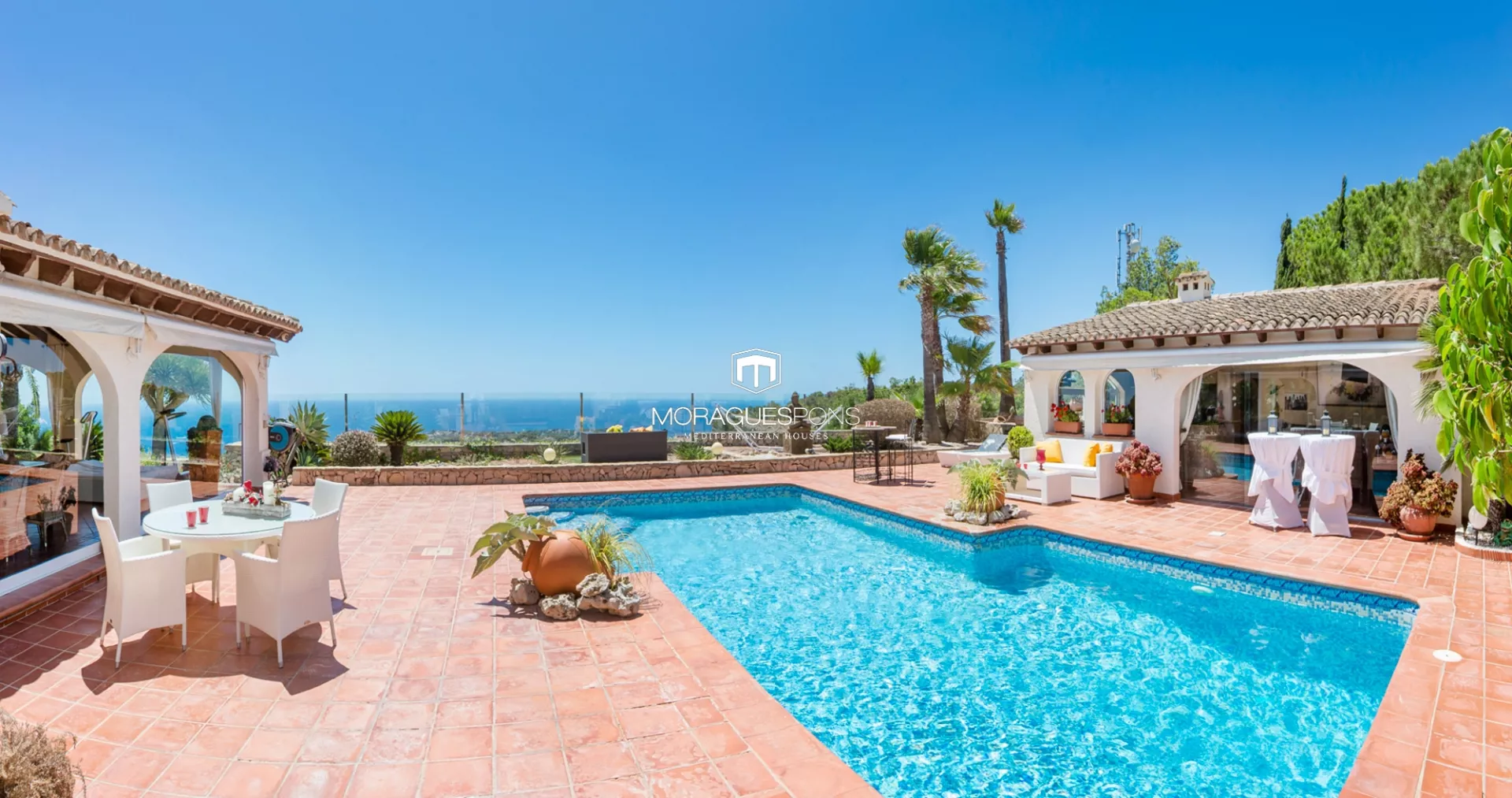 Villa in Moraira met zeezicht