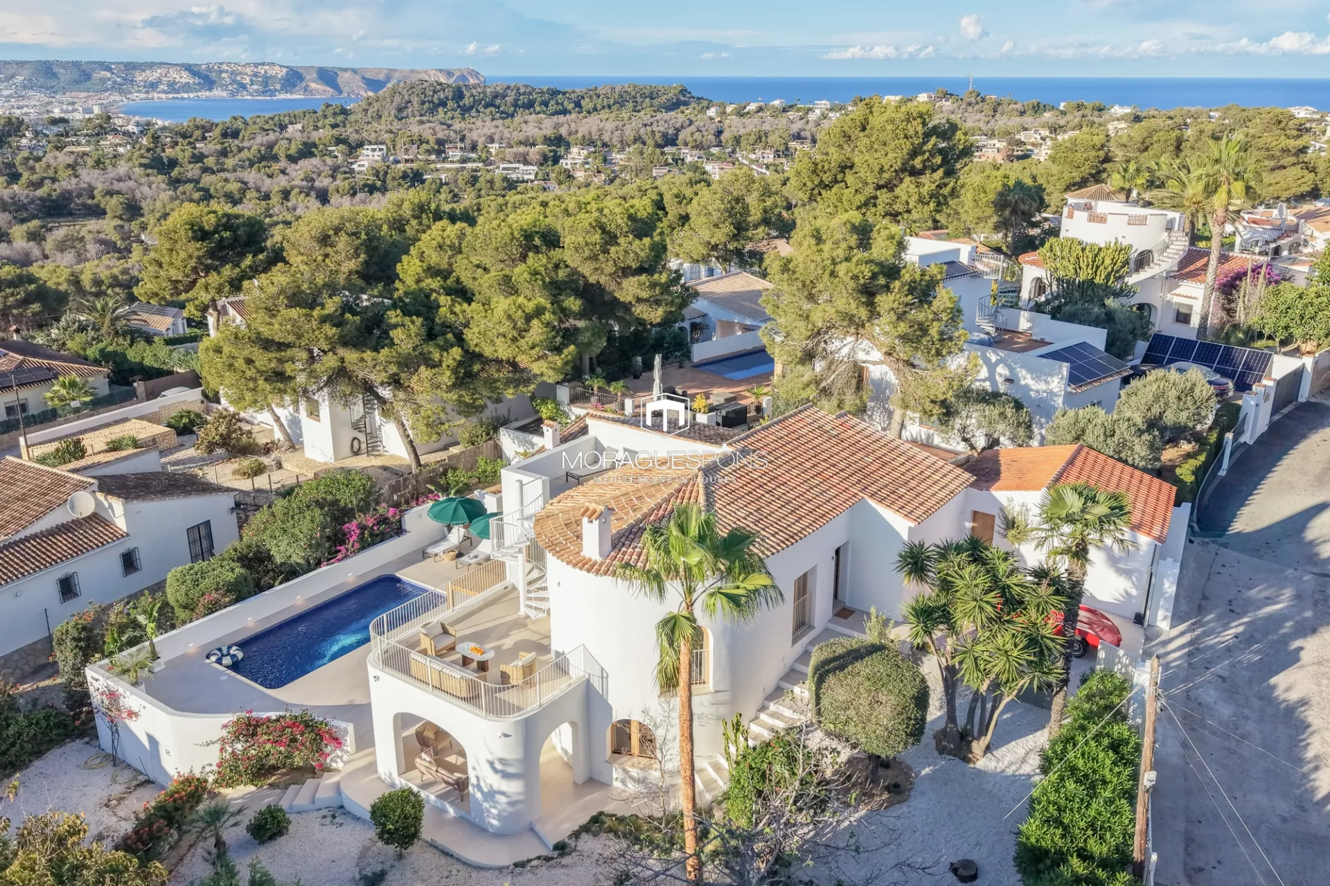 Villa in Balcón al Mar mit Meer- und Montgó-Blick, Jávea - 1/32