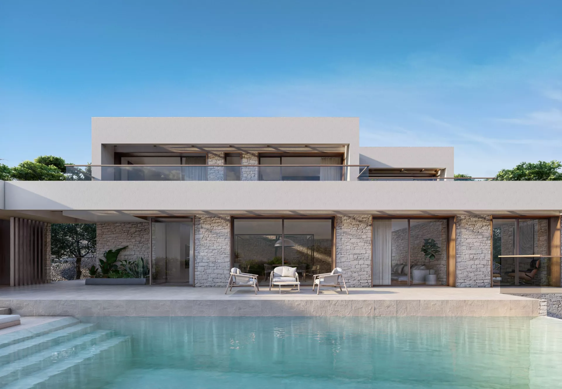 Villa Piscis. Proyecto con licencia en Jávea
