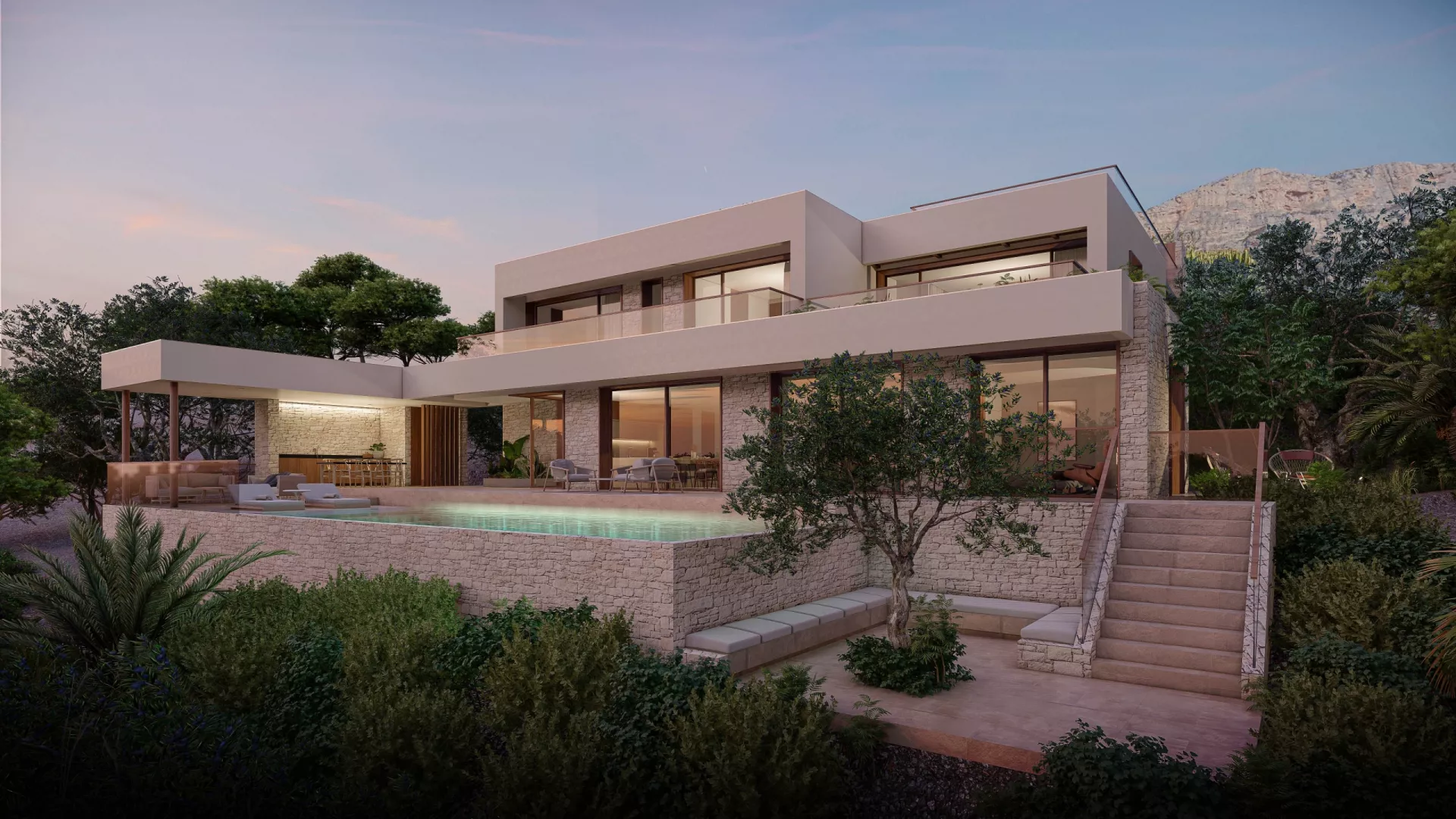 Villa Piscis. Proyecto con licencia en Jávea - 2/22