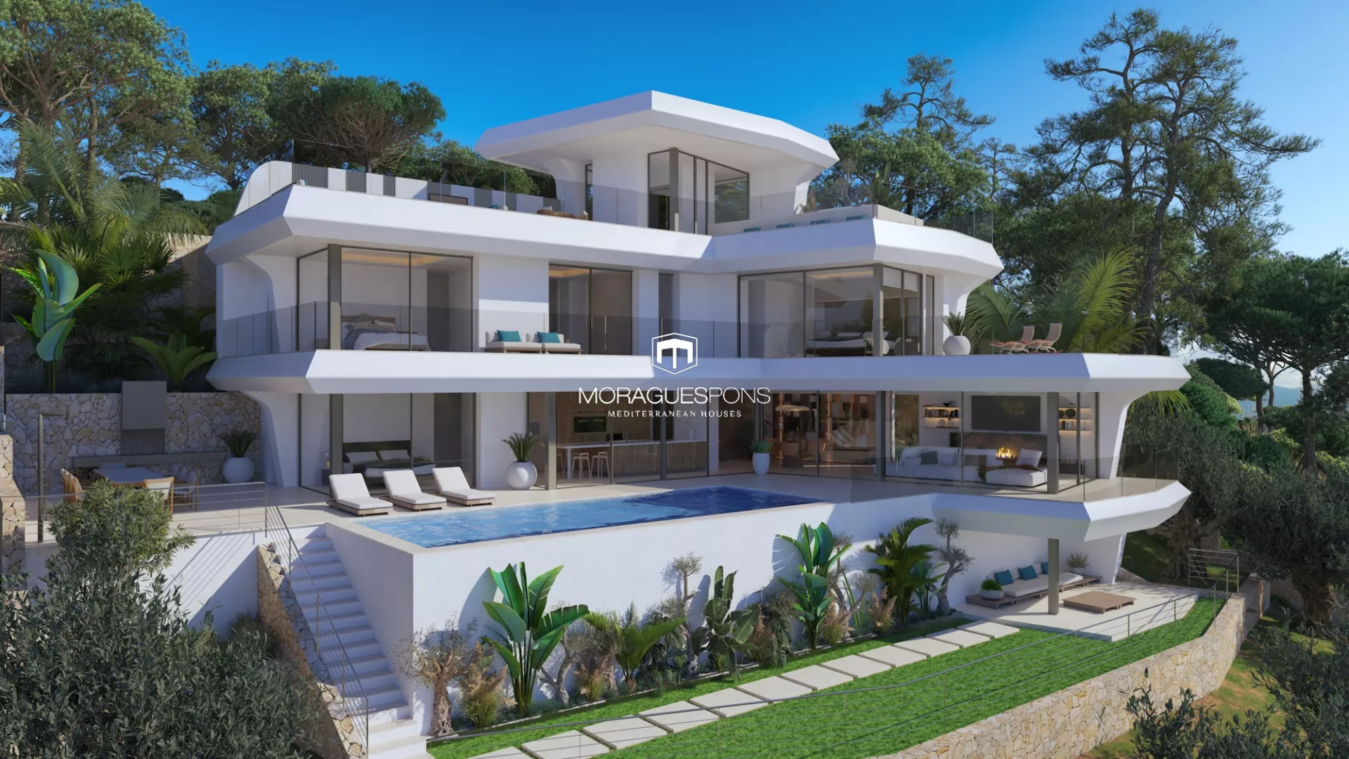 Villa de nueva construcción en Altea con vistas al mar - 1/9