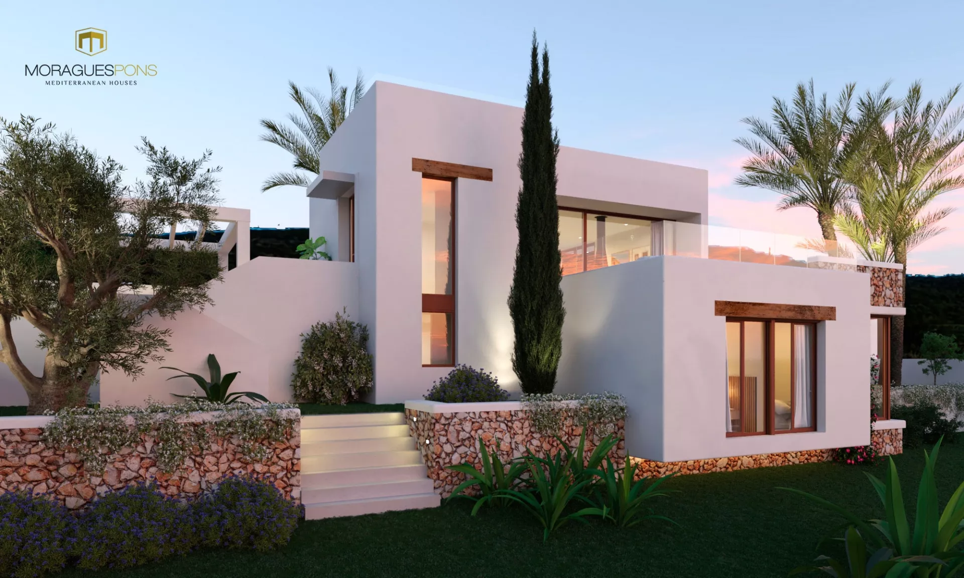 Projet de construction : Villa de style méditerranéen  à Villes al Vent, Jávea - 3/10